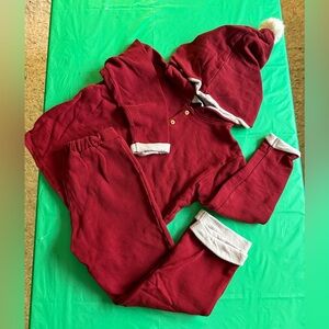 H&M Red Kids Matching Set with Hoodie